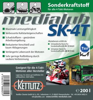 KETTLITZ-Medialub SK-4 T - 4 Takt Sonderkraftstoff 200 Liter